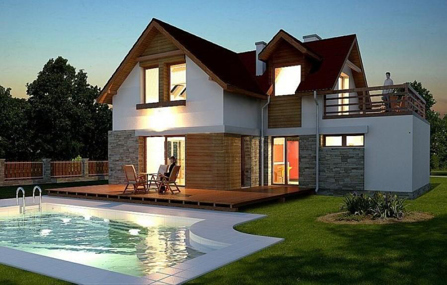 будинок з газоблоку та пінобетону