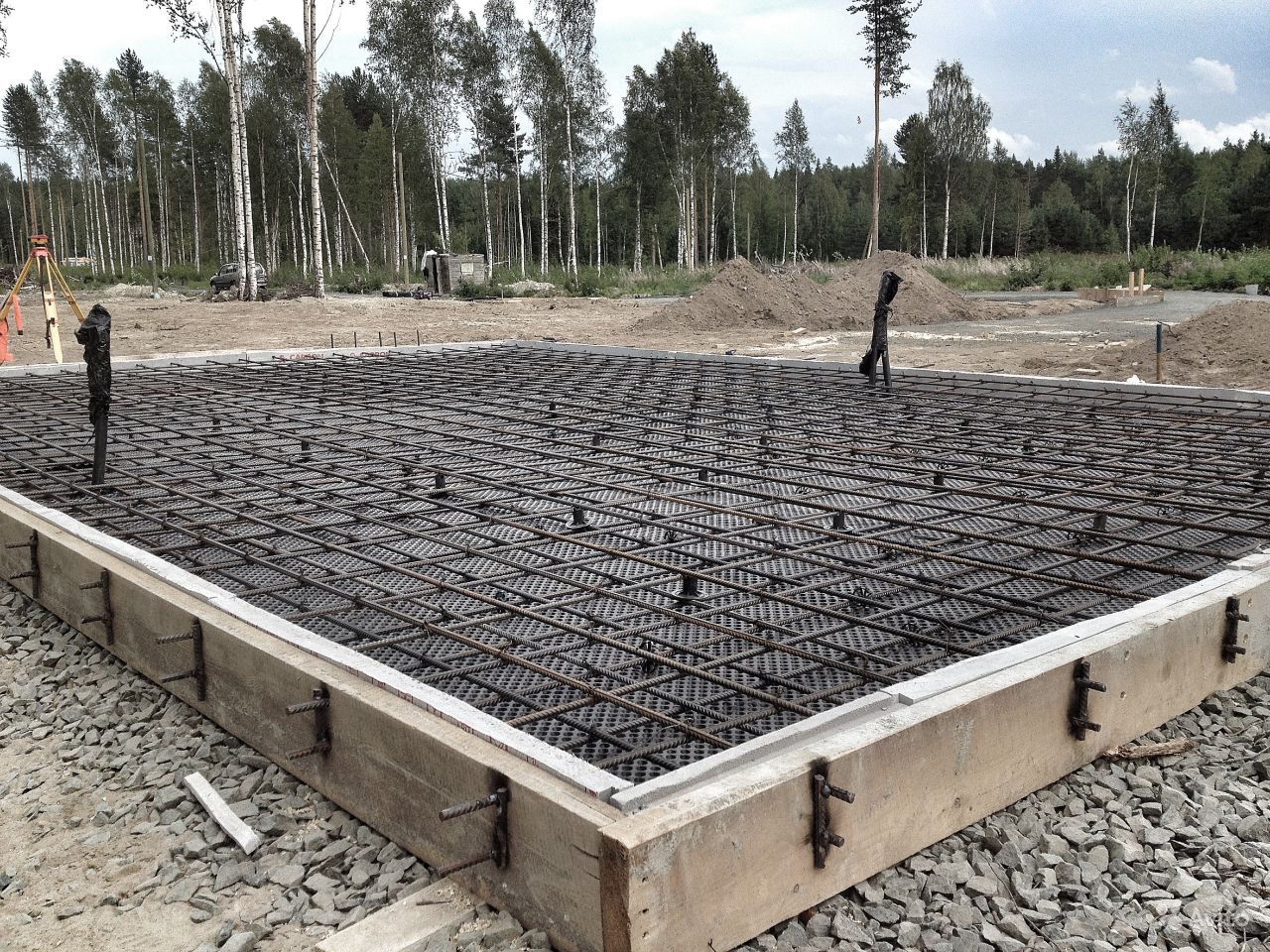slab foundation плитний підмурок