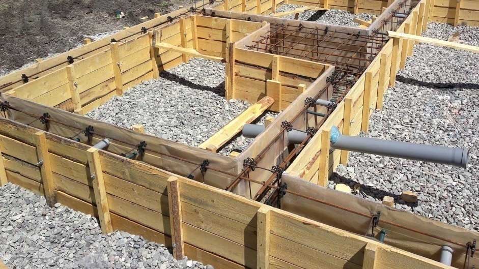 фундаменти дерев'яний опалуб